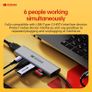 6in 1 Kodak-USB Type-C Adapter to HDTV-compatible PD Multi-splitter, 4K, 30Hz, T342 USB Hub 3.0, TF, SD, MacBook Multi-Converter Image 6