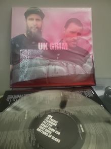 Stealford mods UK GRIM smokey vinyl filled red gel sleeve blood records vinyl