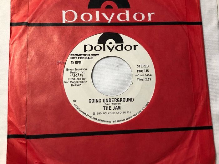 The Jam - Going Underground (1980) 7" USA Promo