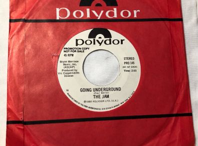 The Jam - Going Underground (1980) 7" USA Promo