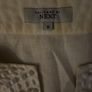 Next Tailored 100% Linen White Top Size 10 Image 2