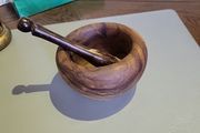 Pestle and mortar hardwood