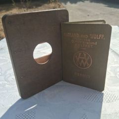 WW11 Harland  And Wolff Work Permit