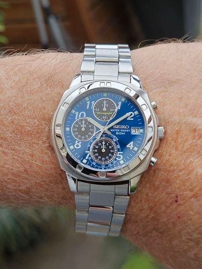 Watch Seiko Chronograph.