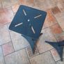 Sanus adjustable height metal speaker stands Image 3
