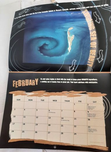 GUINNESS collectable calander