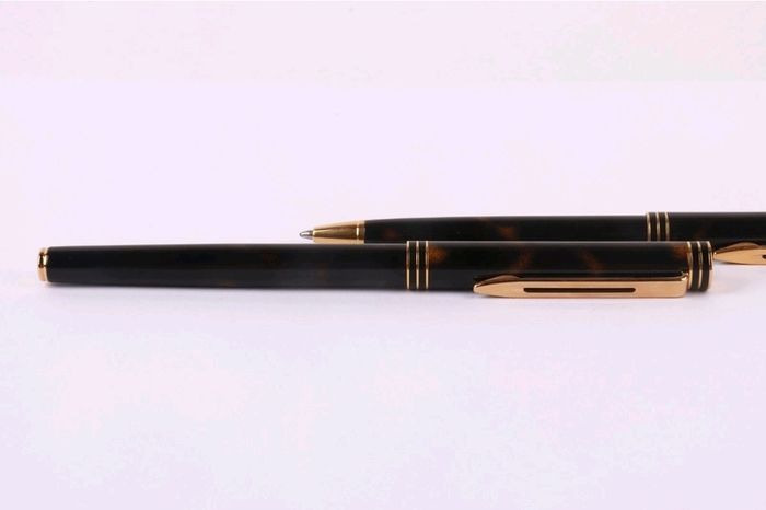 Waterman Ideal Fountain & Ballpoint Pen Set 18K Gold Nib Boxed