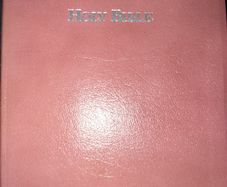 Dusty Rose Premium Bonded Leather KJV Holy Bible on3n3ss