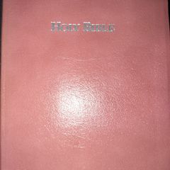 Dusty Rose Premium Bonded Leather KJV Holy Bible on3n3ss