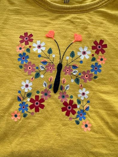 GAP butterfly t-shirt, 100-105cm, 3-4 years