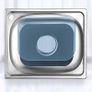 Small Kitchen Sink, Single Bowl Stainless Steel Sink for Undermount and Flushmount Intallation Reversible Drainer with Waste Pipes Clips (Color : Silver, Size : A(37x32cm) Image 5