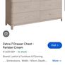 New Zahra 7 drawer chest/sideboard Image 8