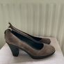 shoes sax size 40 mink suede heeled shoe size 40 Image 5