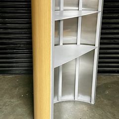 Used oak veneered lectern