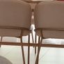 THAT'S LIVING faux leather dining chairs X 6 -- soft pink Image 5