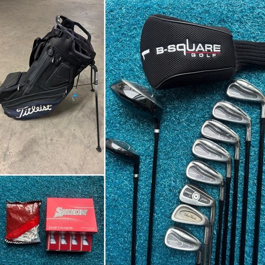 Clubs, Titleist bag, Balls, Tees - Deal
