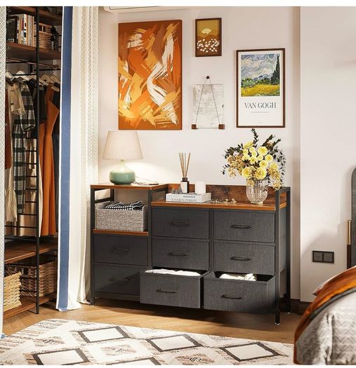 Chest of Drawers Bedroom, Contains 2 USB & 2 AC Ports Sockets