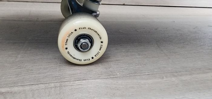 RRP 95 eur New Unused Nervous Logo Blue Complete Skateboard 8.125