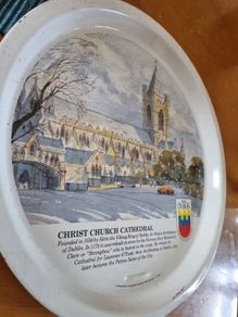 Christchurch Cathedral Dublin Millennium tray