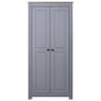 Wardrobe Grey 80x50x171.5 cm Solid Pine Panama Range Image 5