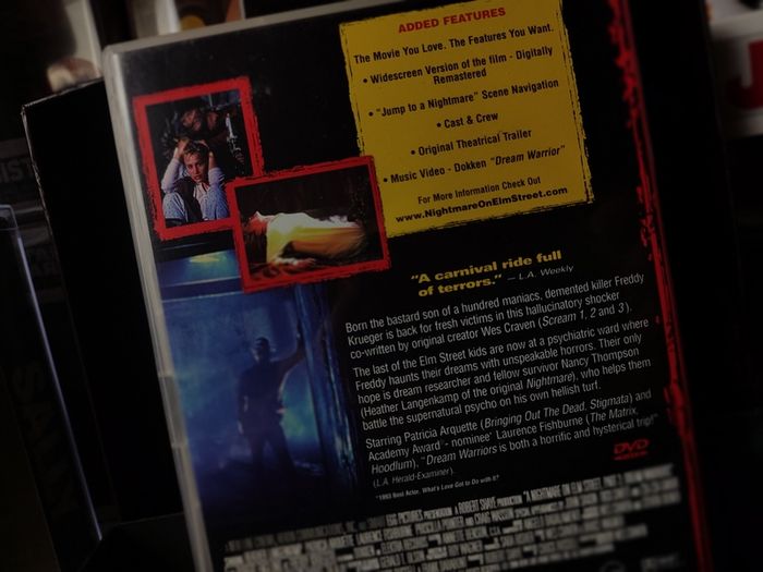 A Nightmare On Elm Street 3 - Dream Warriors ! DIgitaly Remastered ! 2001 ! DVD ! Horror !