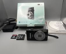 Canon IXUS 133 16MP Digital Camera Black - Boxed - Full Kit