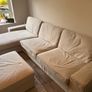 3 Seater Sofa and footstool Image 2