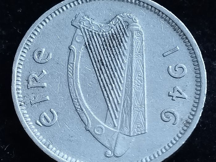 Ireland - 1946 - 3 Pence - Hare - KM.12a - [2721]