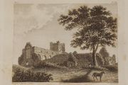 Pair 1792 Antique Prints Dunbrody Abbey