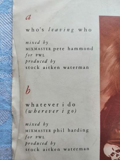 HAZELL DEAN / Who's Leaving Who - 7 Inch Single / Vinyl Record