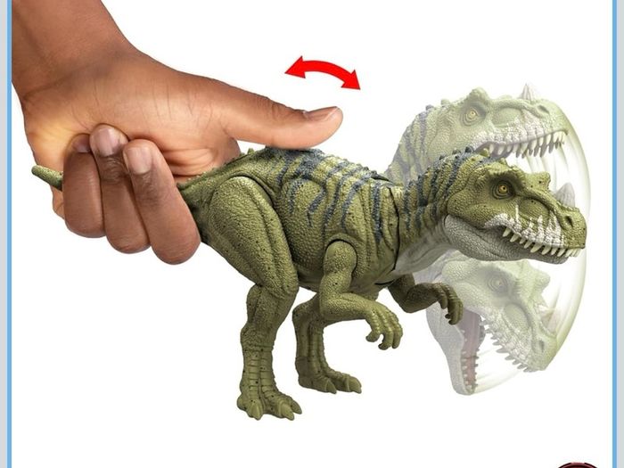 Mattel Jurassic World: The Chaos Theory Netflix - Wild Roar Ceratosaurus Dinosaur Figure with Continuous Snap Attack and Roar Sound
