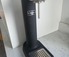 Aarke Carbonator - Luxury Stainless Steel Sparkling Water Maker, Matte Black
