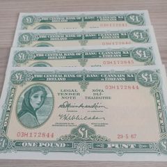 Lavery One Pound Notes