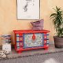 Storage Chest Red Mango Wood 80x40x45 cm Image 7