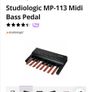 Studiologic MP-113 Midi Bass Pedal Image 2