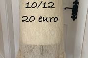 Vintage lace slip dress Sisley brand size 10-12