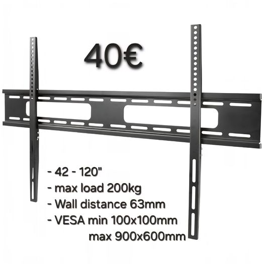 TV Brackets Wall Mounts Tilt Swivel Full Motion Long Arm