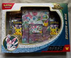 Pokemon TCG 30th Celebration Sylveon ex Box - 4 Booster Packs - Unopened