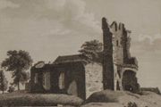 1797 Antique Print South West View Ardee Church