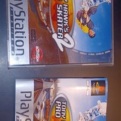 PS1 Tony Hawks Pro skater 2 cd case and manual
