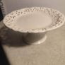 Vintage pedestal cake stand set of 2 one large the anther one is smaller. Image 3