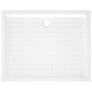 Shower Base Tray with Dots White 80x100x4 cm Image 5