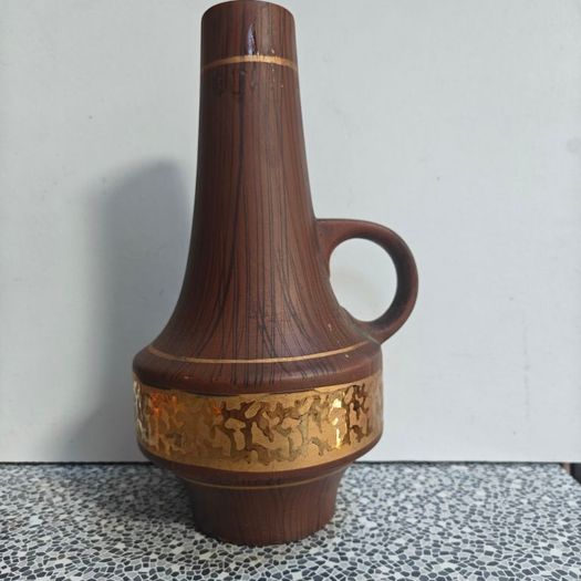 Vintage Pair of Mid-Century West German Pottery Vases,  Dumler & Breiden