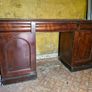 Georgian or Regency period mahogany side board with wine racks Image 2
