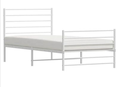 Bed frame and mattress