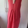 dress bnwt size small coral linen dress with pockets blue orchid brand Image 4