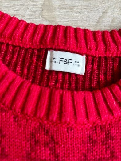 F&F christmas jumper 11-12y