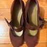 Clarks Burgundy Mary Jane Heels (UK4) Image 4