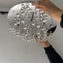Crystal Flush Ceiling Chandelier Image 4