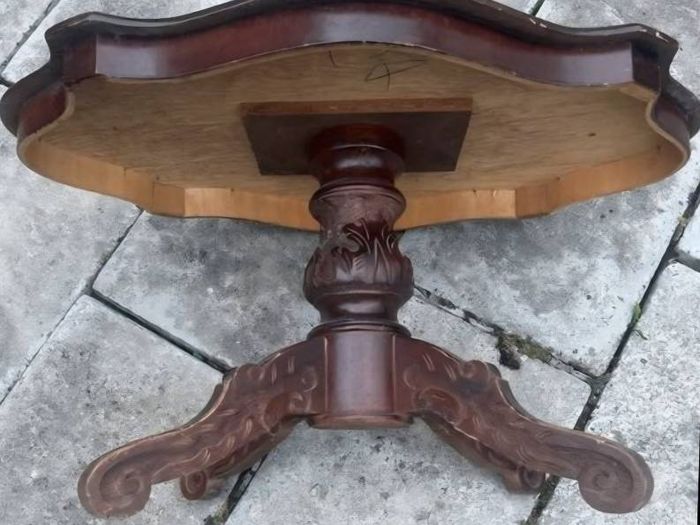 Vintage Marquetry Coffee Table